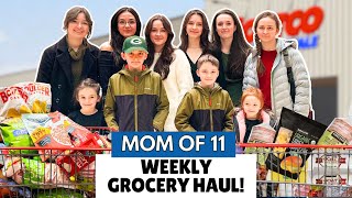 Shopping with 11 KIDS! HUGE $900 Weekly Grocery Haul for My Family of 13!