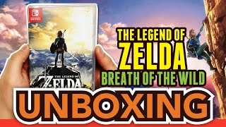 The Legend of Zelda Breath of the Wild  (Switch) Unboxing !!