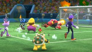 Mario and Sonic at The Rio 2016 Olympic Games #Football-Extra Hard#37Team WariovsTeam Metal Sonic