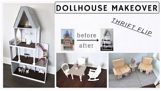 DOLLHOUSE MAKEOVER * Thrift Flip * Minimalist and Modern * Before and After * BlondieNextDoor