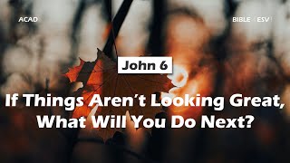 【John 6】If Things Aren’t Looking Great, What Will You Do Next? ｜ACAD Bible Reading