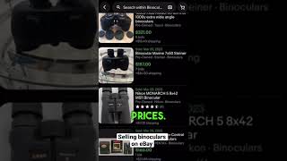 Binoculars brands to sell on eBay. #ebay #thrifting #binoculars #ebaybolos