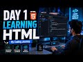 Day 1 of Learning HTML | Building My First Website From Scratch 🚀