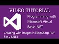 Create images iTextSharp PDF - How to create pdf file using itextsharp VB.net