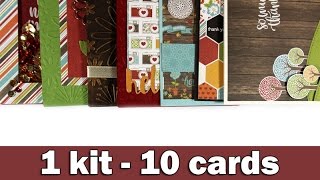 1 kit - 10 cards | November 2016 Card kit