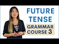 FUTURE TENSE Simple Continuous Perfect Learn English Grammar Course