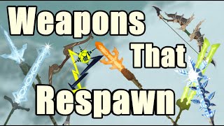 Weapons that Respawn in Zelda Breath of The Wild