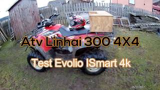 Atv Linhai 300 4x4 - test Evolio ISmart 4K