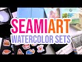 Reviewing the SEAMIART watercolor sets I got from TEMU - Art Supplies Review 🎨