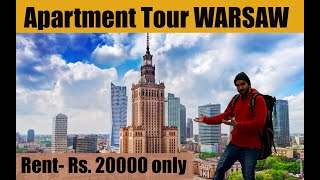 Cheapest Apartment in WARSAW Apartment Tour | Travel to Warsaw Poland - Indians in Poland 2021