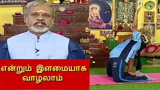 60 வயது வரை இளமையாக வாழ யோகாசனங்கள் ! தேகம் சிறக்க யோகம் | Yoga  Krishnan Balaji  | Mega Tv