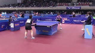 崔 花子vs飛澤 礼子 2017東京卓球選手権大会 女子ローエイティ 決勝