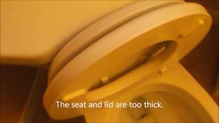 DIY Toilet Seat Repair - Don't let that toilet seat lid slam down unexpectidly