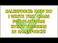 Salesforce: How do I write test class for Platform Event triggers in Salesforce?