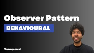 Observer Pattern in Java | Event Notifications | Behavioral