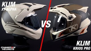 Klim X1 Alpha VS Klim Krios Pro | Which Helmet Should You Choose?