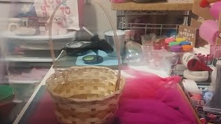 Part #1 Come Join me Let's design a Hello Kitty Tutu DIY Easter basket! 🩷🩷🩷