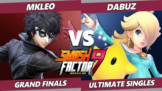 Smash Factor 9 GRAND FINALS - MkLeo (Joker) Vs. Dabuz (Rosalina) SSBU Ultimate Tournament