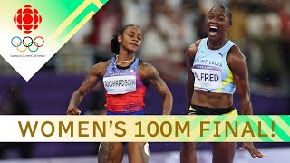 Julien Alfred sprints to women's 100m gold, gives Saint Lucia 1st-ever Olympic medal | #paris2024