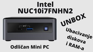 Intel® NUC 10 Performance Mini PC - BXNUC10i7FNHN2 *UNBOX i ubacivanje SSD diskova i RAM-a*