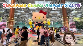 BEST AIRPORT Singapore Changi Airport Sightseeing Vlog! Disney, Sanrio, Pokemon and MORE!