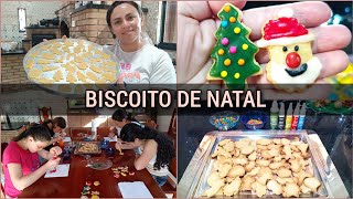 MASSA E COBERTURA PRA BISCOITO DE NATAL/FAÇA E DIVERTA-SE COM A FAMÍLIA😂