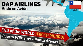 End of the world: Flight PUERTO WILLIAMS PUNTA ARENAS by Aerovias DAP (Twin Otter CC-CHV)