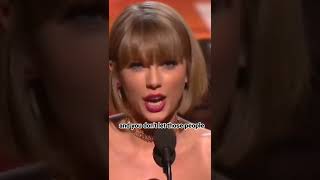 Taylor Swift Inspiration speech.