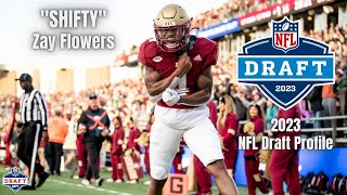 "Zay Flowers is SUPER SHIFTY!" | 2023 NFL Draft Prospect Profile
