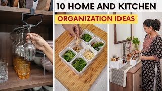 10 New Home and Kitchen Organization Ideas | Space - Saving Organizing Tips