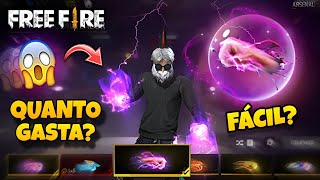 PEGANDO O PUNHO ROXO!! FÁCIL? QUANTO GASTA? EVENTO TORRE DE TOKENS FREE FIRE, COM PUNHO ROXO FF