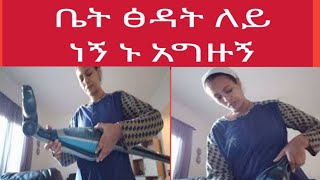 ቤት እያፀዳው# ነው  ኑ አግዙኝ  ደነባ ሸዋ#