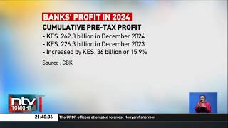 Commercial banks hit record pre-tax profit of 262.3 billion shillings in 2024