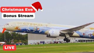 🔴Manchester Airport Live - Christmas Eve Bonus Stream!