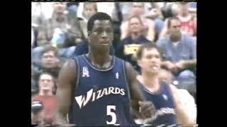 Kwame Brown Fakes Jermaine O'Neal And Dunks (22.11.2001)