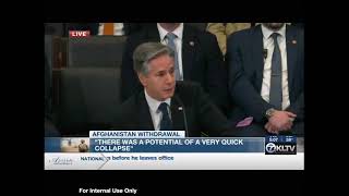 Congressman Nathaniel Moran (R-TX-01) Questions Sec. Blinken on Botched Afghan Withdrawal (KLTV 7)