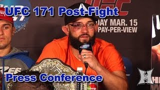UFC 171 Post-Fight Presser with NEW Welterweight Champ Johny Hendricks (Complete / Unedited / HD)