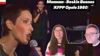 Maanam - Boskie Buenos (KFPP Opole 1980) - 🇩🇰REACTION