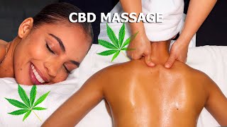 ASMR: Extreme Relaxation with CBD Cannabis Oil Massage!