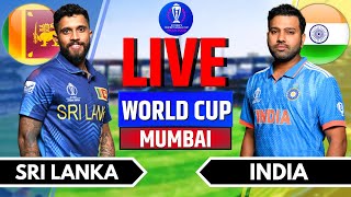 INDI vs SL Live Score | India vs Sri Lanka Live | Live Cricket Match Today | World Cup Live, Inngs 2
