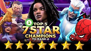 TOP 5 Best 7 Star Science Champions to RANK 4 in Marvel Contest of Champions