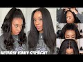 THE MOST REALISTIC KINKY STRAIGHT WIG 🔥 | PRE-EVERYTHING, NO GLUE NEEDED | FT. MYFIRSTWIG