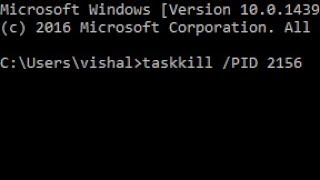 taskkill command in window using command prompt (KILL TASK PROCESS, taskkill, CMD)