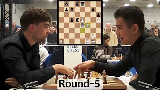 Jorden Van Foreest vs Nodirbek Abdusattorov | Tata Steel Chess 2025 | R-5