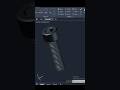 Allen Bolt in AutoCAD 3D #autocadshorts