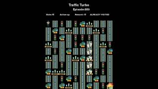 Game development using Pygame & Reinforcement Learning (Traffic Turbo) demo