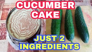 HOW TO MAKE CUCUMBER CAKE |  QUICK \u0026 EASY RECIPES | JHENZIE FILES