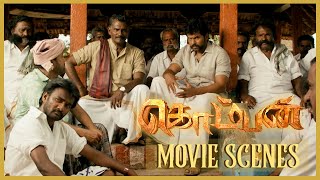 Komban Movie Scenes | Karthik | Lakshmi menon | Raj kiran