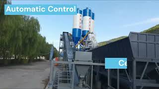 TRUSEEN Stationary Belt Concrete BatchING Plants Model-120