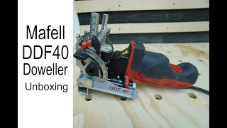 Mafell DDF 40 Doweller Unboxing